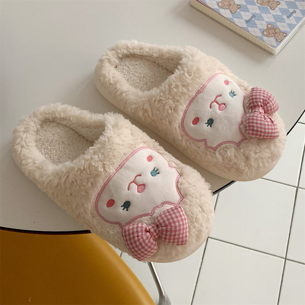 Cute Animal Slippers Girl Fashion Home