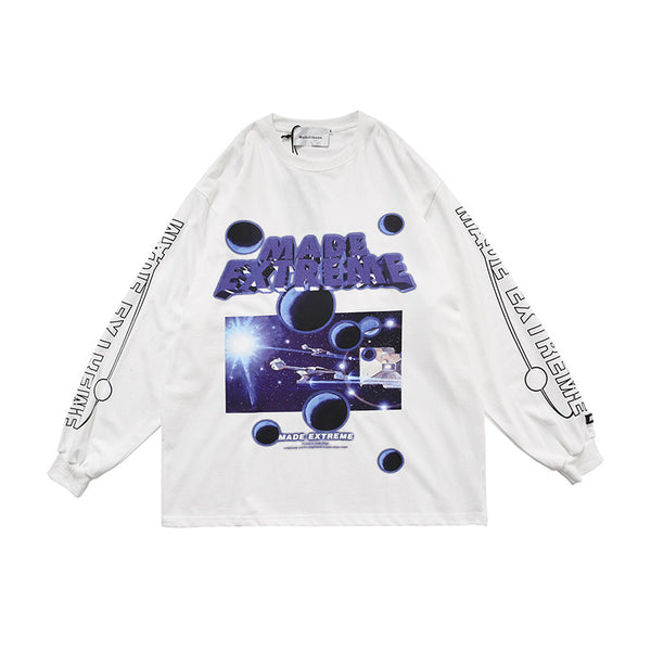 Cosmic print hoodie